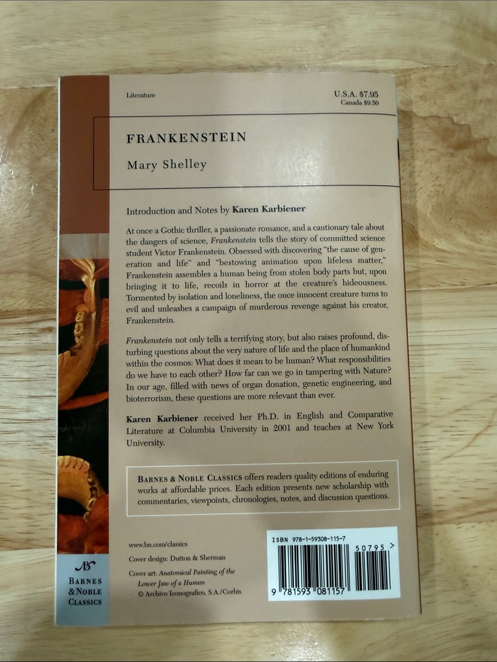 Frankenstein by Mary Shelley - Red Cover - Picture 2 of 2